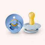 BIBS Colour čiulptukai Sky Blue / Baby Blue 0-6mėn, 2 vnt