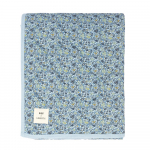 BIBS x Liberty dygsniuotas pledas - antklodė Chamomile Lawn Baby Blue, mėlyna