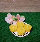 Bičių vaško arbatinės žvakės