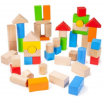 Bigjigs medinės kaladėlės (50 el.)