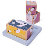 Bigjigs medinės kaladėlės-dėlionė „Miškas“