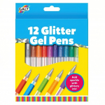 Blizgantys geliniai rašikliai, 12 spalvų, Galt