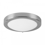 Blizgaus sidabro lubinis šviestuvas ø 31 cm Condus - Trio