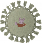 Bloomingville Dekoratyvinė pagalvė Elinna žalios spalvos