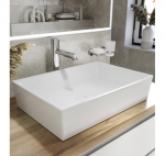 Bocchi (1172) pastatomas praustuvas-dubuo 56x38cm : Spalva - Balta blizgi