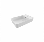 Bocchi Bankli pastatomas praustuvas 60x38cm : Spalva - Balta blizgi