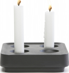 Born in Sweden Žvakidė Stumpastaken Fyran juodas aliuminis