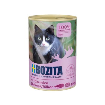 BOZITA Krevečių paštetas - drėgnas maistas katėms - 400g