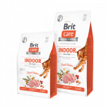 Brit Care Cat Indoor Anti-stress begrūdis sausas maistas katėms : Pakuotė sausas maistas - 400 g