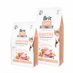 Brit Care Cat Sensitive Healthy Digestion sausas maistas katėms : Pakuotė sausas maistas - 400 g