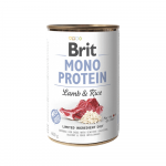 Brit Care Mono Protein Lamb & Rice vieno baltymo konservai šunims : Pakuotė konservas - 400 g