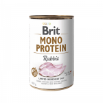 Brit Care Mono Protein Rabbit vieno baltymo konservai šunims : Pakuotė konservas - 400 g