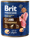 BRIT Premium by Nature 800 g natūralus ėrienos ir grikių ėdalas šunims