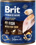 BRIT Premium by Nature Fish&Fish Skin 800 g natūralus maistas šunims su žuvimi ir žuvies oda