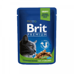 Brit Premium Chicken Slices Sterilized konservai katėms : Pakuotė konservas - 100 g