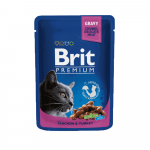 Brit Premium Chicken & Turkey konservai katėms : Pakuotė konservas - 100 g