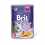 Brit Premium Delicate Chicken in Jelly konservai katėms : Pakuotė konservas - 85 g