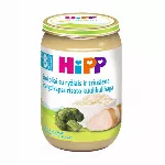 Brokolių tyrelė HIPP su ryžiais ir triušiena (nuo 8 mėn.), 220 g