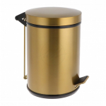 BRUMA Maris šiukšliadėžė braižyto aukso spalvos 3 litrai talpa