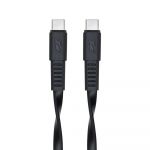 CABLE USB-C TO USB-C 1.2M/BLACK PS6005 BK12 RIVACASE | PS6005BK12