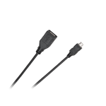 Cabletech USB - micro USB kabelis 0.2m