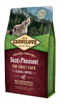 Carnilove Duck & Pheasant Adult Cat Hairball Control sausas maistas katėms : Pakuotė sausas maistas - 2 kg