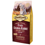 Carnilove Fresh Chicken & Rabbit sausas maistas katėms : Pakuotė sausas maistas - 2 kg