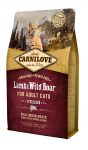 Carnilove Lamb & Wild Boar Adult Cat Sterilized sausas maistas katėms : Pakuotė sausas maistas - 2 kg