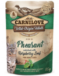 CARNILOVE Pheasant & Raspberry leaves 24 x 85 g fazanai ir aviečių lapai