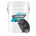 CarPro Transparent Bucket Rinse skaidrus plovimo kibiras su grotelėmis