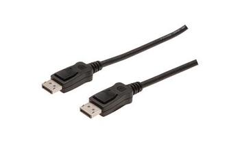 Connection Cable DisplayPort with snaps 1080p 60Hz FHD Type DP / DP M / M black 3m