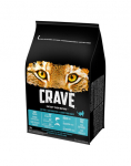 CRAVE Sausas maistas be grūdų su lašiša ir balta žuvimi 3x2,8 kg suaugusioms katėms