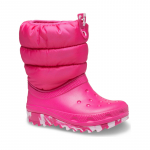 CROCS žieminiai Classic Neo Puff auliniai batai (Rožiniai) - 23