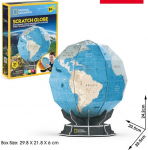 CUBICFUN 3D dėlionė „Scratch Globe"