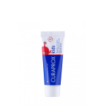 "Curaprox Kids" vaikiška dantų pasta su fluoru, braškių skonio (nuo 2 m.), 10 ml