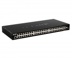 D-Link DGS-1520-52 tinklo komutatorius Valdomas L3 10G Ethernet (100/1000/10000) 1U Juoda