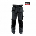 Darbinės kelnės KDP110P, pilka/juoda C58, Pesso