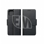 Dėklas telefonui Telefono dėklas Fancy Book, skirtas Samsung Galaxy A12, juodas