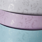 Dekoratyvinis popierius MALE ROŽE A4, baltas, 220 g, 20 lapų