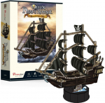 Dėlionė CUBFUN 3D (maža) Laivas Karalienės Anos kerštas