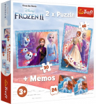 Dėlionė ir žaidimas TREFL 30+48 det. LEDO ŠALIS / FROZEN