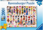 Dėlionė RAVENSBURGER 200 det. Flowers and Friends