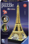 Dėlionė RAVENSBURGER 3D 216d.EIFFEL TOWER NIGHT (šviečiantis)