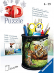 Dėlionė RAVENSBURGER 3D Puzzle pieštukinė Cup Leopard