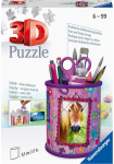 Dėlionė RAVENSBURGER 3D Puzzle pieštukinė Horses
