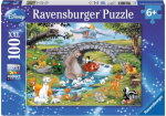 Dėlionė RAVENSBURGER Animal Friends 100 det.