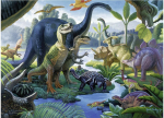 Dėlionė RAVENSBURGER Dinosours XXL 100 det.