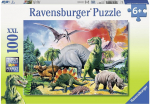 Dėlionė RAVENSBURGER Dinosours XXL 100 det.