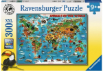 Dėlionė RAVENSBURGER Pasaulio gyvūnai, 300d.