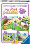 Dėlionė RAVENSBURGER Sweet Garden Residents, 4vnt.